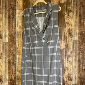 ASOS pinstripe dress